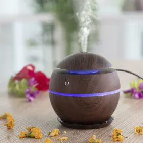 Mini Humidifier Scent Diffuser Dark Walnut InnovaGoods by InnovaGoods, Humidifiers - Ref: V0101198, Price: 10,73 €, Discount: %