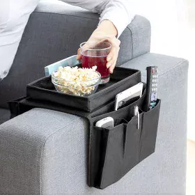 Sofa Tray with Organiser for Remote Controls InnovaGoods by InnovaGoods, Chair and sofa accessories - Ref: V0101223, Price: 5...