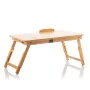 Table pliante d'appoint en bambou Lapwood InnovaGoods de InnovaGoods, Bureaux et tables d'ordinateurs - Réf : V0103031, Prix ...