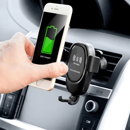 Mobile Phone Holder with Wireless Charger for Cars Wolder InnovaGoods by InnovaGoods, Car accessories - Ref: V0103067, Price:...