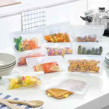 Conjunto de Sacos Reutilizáveis para Alimentos Freco InnovaGoods 10 Peças de InnovaGoods, Armazenamento de alimentos - Ref: V...