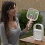 Lámpara Antimosquitos y Raqueta Matainsectos Recargable 2 en 1 Swateck InnovaGoods de InnovaGoods, Control de insectos - Ref:...