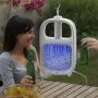 Lámpara Antimosquitos y Raqueta Matainsectos Recargable 2 en 1 Swateck InnovaGoods de InnovaGoods, Control de insectos - Ref:...