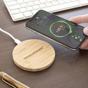 Bamboo Wireless Charger Wirber InnovaGoods by InnovaGoods, Chargers - Ref: V0103115, Price: 9,90 €, Discount: %