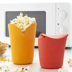 Contenitori per Pop-corn Pieghevoli in Silicone Popbox InnovaGoods (Pacco da 2) di InnovaGoods, Conservazione di alimenti - R...