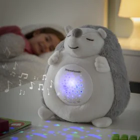 Porco-Espinho de Peluche com Ruído Branco e Projetor de Luz de Presença Spikey InnovaGoods de InnovaGoods, Ajuda para dormir ...