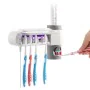 Sterilizzatore UV per Spazzolini da Denti con Supporto e Dispenser di Dentifricio Smiluv InnovaGoods di InnovaGoods, Supporti...