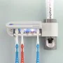 Sterilizzatore UV per Spazzolini da Denti con Supporto e Dispenser di Dentifricio Smiluv InnovaGoods di InnovaGoods, Supporti...