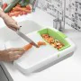 Ausziehbares Schneidebrett mit Tablett, Behälter und Abtropffläche, 3-in-1 PractiCut InnovaGoods von InnovaGoods, Schneidbret...