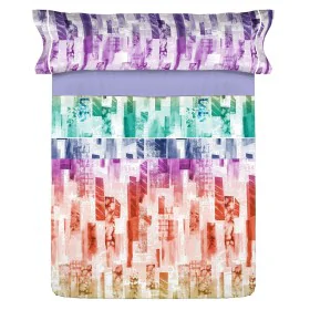 Jeu de draps Lois SAVAGE Mauve Lit 1 persone de Lois, Draps et taies d'oreiller - Réf : D2101787, Prix : 21,70 €, Remise : %