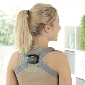 Entrenador de Postura Inteligente Recargable con Vibración Viback InnovaGoods de InnovaGoods, Soporte de espalda, collarines ...