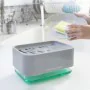 Dispenser di Sapone 2 in 1 per Lavandino Pushoap InnovaGoods di InnovaGoods, Attrezzi per la pulizia - Rif: V0103313, Prezzo:...