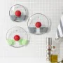 Set di 3 Supporti Adesivi per Coperchi da Cucina Smarack InnovaGoods di InnovaGoods, Ripiani e supporti - Rif: V0103331, Prez...