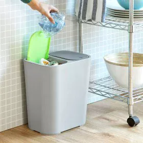 Double Poubelle de Recyclage Bincle InnovaGoods de InnovaGoods, Poubelles de recyclage à domicile - Réf : V0103335, Prix : 22...