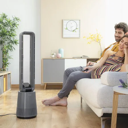 Ventilatore Senza Pale con Filtro di Purificazione e Telecomando Bloho InnovaGoods di InnovaGoods, Ventilatori a torre - Rif:...