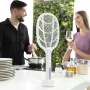 Racchetta Uccidi Insetti Ricaricabile con Luce UV 2 in 1 KL Rak InnovaGoods di InnovaGoods, Controllo degli insetti - Rif: V0...