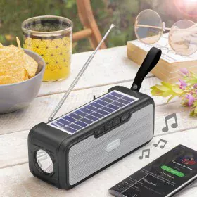 Altavoz Inalámbrico con Carga solar y Linterna LED Sunker InnovaGoods de InnovaGoods, Altavoces portátiles y altavoces con pu...