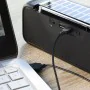 Coluna Sem Fios com Carregamento Solar e Lanterna LED Sunker InnovaGoods de InnovaGoods, Auriculares portáteis e altifalantes...