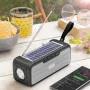 Coluna Sem Fios com Carregamento Solar e Lanterna LED Sunker InnovaGoods de InnovaGoods, Auriculares portáteis e altifalantes...