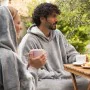 Übergroßes mit Fleece gefütterte Kapuzendecke Swug InnovaGoods von InnovaGoods, Bademäntel - Ref: V0103580, Preis: 24,90 €, R...