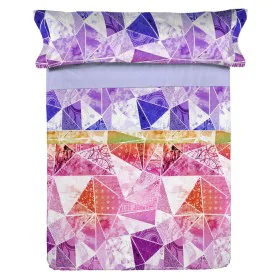 Jeu de draps Lois MAILEN Mauve Lit 1 persone de Lois, Draps et taies d'oreiller - Réf : D2102159, Prix : 28,76 €, Remise : %