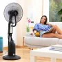 Nebuliser Pedestal Fan with Remote Control InnovaGoods Mistinn Black 90 W 2,8 L by InnovaGoods, Pedestal Fans - Ref: V0103698...