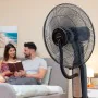 Nebuliser Pedestal Fan with Remote Control InnovaGoods Mistinn Black 90 W 2,8 L by InnovaGoods, Pedestal Fans - Ref: V0103698...