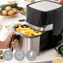 Heißluftfritteuse InnovaGoods Fryinn Pro 5500 Schwarz 1700 W 5,5 L Edelstahl von InnovaGoods, Heißluftfritteusen - Ref: V0103...