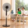 Pedestal Fan with Remote Control InnovaGoods Airstreem Black 45 W by InnovaGoods, Pedestal Fans - Ref: V0103722, Price: 54,90...