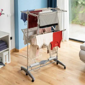 Étendoir à linge électrique pliable avec flux d'air naturel Dryllon InnovaGoods 24 W 12 Barres de InnovaGoods, Séchoirs à lin...