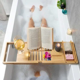 Extendable Bamboo Bath Tray Trayth InnovaGoods by InnovaGoods, Bath accessories - Ref: V0103785, Price: 28,89 €, Discount: %