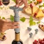 Vacuum Pump and Wine Stoppers Winuum InnovaGoods (4 caps) by InnovaGoods, Wine Pumps - Ref: V0103805, Price: 10,90 €, Discoun...