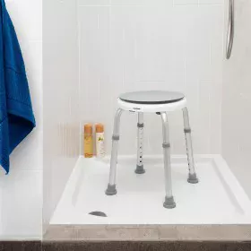 Tabouret de Bain Pivotant et Réglable Roshawer InnovaGoods de InnovaGoods, Sécurité et aides pour le bain - Réf : V0103811, P...