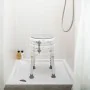 Tabouret de Bain Pivotant et Réglable Roshawer InnovaGoods de InnovaGoods, Sécurité et aides pour le bain - Réf : V0103811, P...