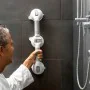 Maniglia di Sicurezza Doppia per Bagno Angolare Grabbath InnovaGoods di InnovaGoods, Sicurezza e aiuti per il bagno - Rif: V0...