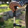 Extendable Walking Stick with LED, Alarm and Grabber Hannde InnovaGoods by InnovaGoods, Walking sticks, crutches and accessor...