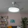 Deckenventilator mit LED-Licht und 4 einklappbaren Flügeln Blalefan InnovaGoods Weiß 72 W Ø49,5-104 cm von InnovaGoods, Decke...