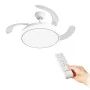 LED Ceiling Fan with 4 Retractable Blades Blalefan InnovaGoods White 72 W Ø49,5-104 cm by InnovaGoods, Ceiling Fans - Ref: V0...