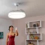 Ventoinha de Teto com Luz LED e 4 Pás Retráteis Blalefan InnovaGoods Branco 72 W Ø49,5-104 cm de InnovaGoods, Ventiladores de...