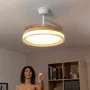 LED Ceiling Fan with 4 Retractable Blades Blalefan InnovaGoods Wood 72 W Ø49,5-104 cm by InnovaGoods, Ceiling Fans - Ref: V01...