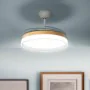 Deckenventilator mit LED-Licht und 4 einklappbaren Flügeln Blalefan InnovaGoods Holz 72 W Ø49,5-104 cm von InnovaGoods, Decke...