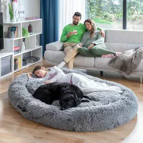 Human Dog Bed XXL InnovaGoods Grey by InnovaGoods, Beds, structures and bases - Ref: V0103863, Price: 203,91 €, Discount: %