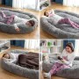 Cama de Perro para Humanos | Human Dog Bed XXL InnovaGoods Grey de InnovaGoods, Camas, estructuras y bases - Ref: V0103863, P...