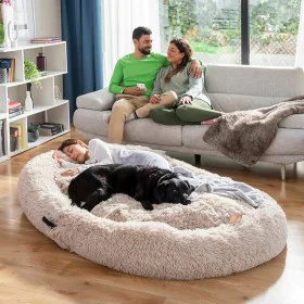 Letto Cani per Umani | Human Dog Bed XXL InnovaGoods Beige di InnovaGoods, Letti, strutture e basi - Rif: V0103864, Prezzo: 1...