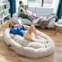 Human Dog Bed XXL InnovaGoods Beige by InnovaGoods, Beds, structures and bases - Ref: V0103864, Price: 203,91 €, Discount: %