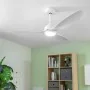 LED Ceiling Fan with 3 ABS Blades Flaled InnovaGoods White 36 W 52" Ø132 cm by InnovaGoods, Ceiling Fans - Ref: V0103873, Pri...