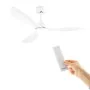 LED Ceiling Fan with 3 ABS Blades Flaled InnovaGoods White 36 W 52" Ø132 cm by InnovaGoods, Ceiling Fans - Ref: V0103873, Pri...