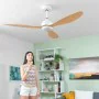 LED Ceiling Fan with 3 ABS Blades Wuled InnovaGoods Wood 36 W 52" Ø132 cm by InnovaGoods, Ceiling Fans - Ref: V0103874, Price...