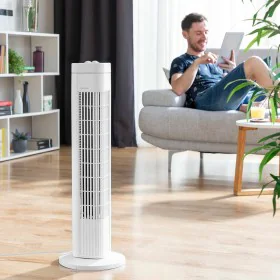 Ventilateur tour Fankol InnovaGoods Blanc 50 W de InnovaGoods, Ventilateurs colonne - Réf : V0103879, Prix : 29,27 €, Remise : %