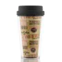 Coffee Cup with Lid and Double Wall by BigBuy Cooking, Thermos flasks - Ref: V0200640, Price: 4,57 €, Discount: %